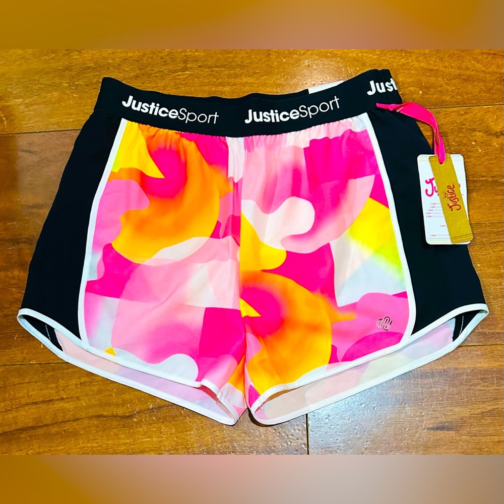 Girls Justice shorts, new with tags, size Large (12/14), so cute!